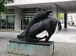Miracolo, 1959/60, Reiterskulptur von Marino Marini, Lydia-Welti-Escher-Hof