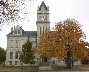 Das Marion County Courthouse in Marion, gelistet im NRHP Nr. 76000828