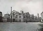 Die Markthalle vom Roßplatz aus
