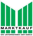 Logo von MARKTKAUF – mit Zusatz Ein Unternehmen der EDEKA, wie das Logo im Gebiet der Edeka Minden-Hannover zum Einsatz kommt.