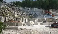 Marmorsteinbruch bei Fauske(Norwegen)