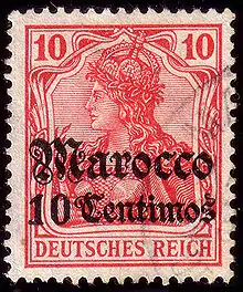 … in Marokko, ab 1. Oktober 1900