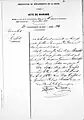 Eintrag seiner Heirat vom 24. Juli 1841