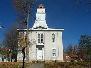 Martin County Courthouse in Shoals, gelistet im NRHP Nr. 05000604