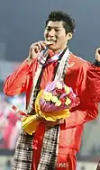 Masaki EjimaRang vierzehn mit 5,45 m