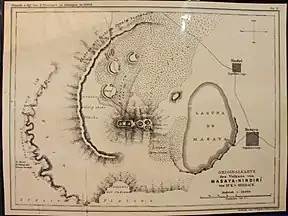 Originalkarte von Karl Albert Ludwig von Seebach
