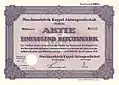 Aktie von 1938