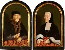 Johann III. (1438–1516), erster Graf von Egmond, und Magdalena