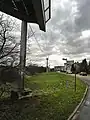 Materialseilbahn ohne Loren, der Gesteinstransport nach Leimen wurde nach 104 Jahren eingestellt (Aufn. Februar 2023)