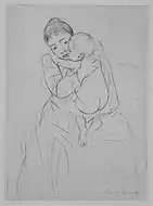 Maternal Caress (Mütterliche Liebkosung), um 1891, Metropolitan Museum of Art