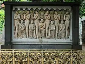AuferstehungWOHER SIE KOMMEN MERKST DU NICHTMERKST NICHT WOHIN SIE GEHENDER WESEN MITTAG MERKST DU HIERBWAS MUTET ALSO WEH DICH AN(Zweiter Gesang der Bhagavadgita, 28. Vers)