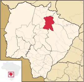 Lage von Camapuã in Mato Grosso do Sul