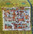 Osmanische Miniatur von Diyarbakir aus dem 16. Jahrhundert (Matrakçı Nasuh)