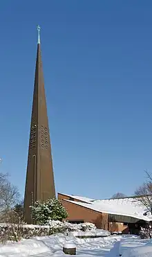 Matthias-Claudius-Kirche in Oldenfelde (1988)