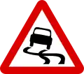 Rutschige Straße