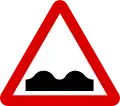Unebene Straße