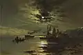 Hudson River Under Moonlight