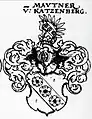 Wappen der Mautner zu Katzenberg in Johann Siebmachers Wappenbuch