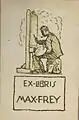 Ex Libris Max Frey, Eigenblatt