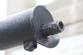 Maxim-Maschinengewehr noch ohne Düse
