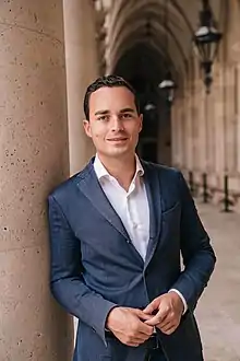 Ein aktuelles Foto(2022) von dem Politiker Maximilian Krauss