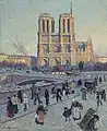 Quai Saint-Michel und Notre-Dame (1901)
