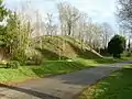 Hügel der früheren Burg
