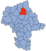 Lage des Powiats