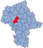 Lage des Powiats