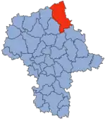 Lage des Powiats