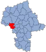 Lage des Powiats