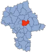 Lage des Powiats