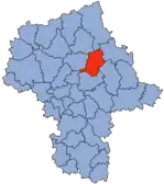 Lage des Powiats