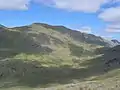 Die Südseite des Meall Buidhe, Blick von oberhalb des Gleann Meadail