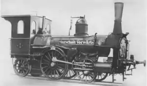 Achsfolge 1A1Lokomotive Marschall Vorwärts