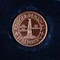 Vorderseite Sonderprägung Medaille Kriegerdenkmal 1870–71 Spremberg