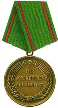 Medaille für vorbildlichen Grenzdienst