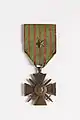 Croix de guerre (1914–1918) mit einem vergoldetem Stern