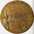 Medaillon für die geplante Triumphsäule