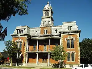 Medina County Courthouse in Medina, gelistet im NRHP mit der Nr. 70000507