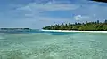 Ostküste von Meeru und Dhiffushi