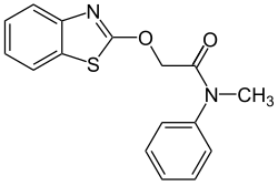 Strukturformel von Mefenacet