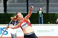 Lilli Schwarzkopf – nach dem Kugelstoßen nicht mehr angetreten