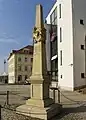 Distanzsäule in Meißen
