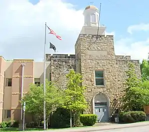 Das Menifee County Courthouse in Frenchburg