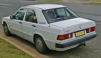 180 E (Heckansicht, Ausführung für den australischen Markt, Faceliftmodell)