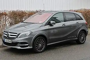 Mercedes-Benz B 250 e von Car2go in Stuttgart
