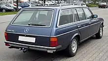 280 TE, Heckansicht