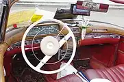 Interieur eines 220 Ponton Cabrio