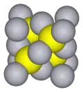 Struktur von Quecksilbersulfid